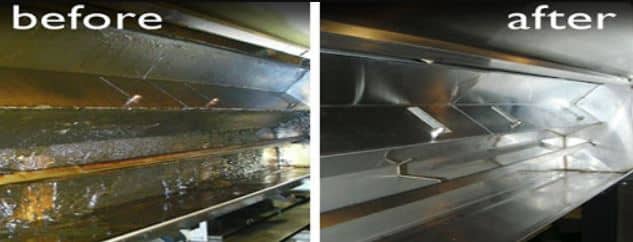 Commercial exhaust hood deals cleaning