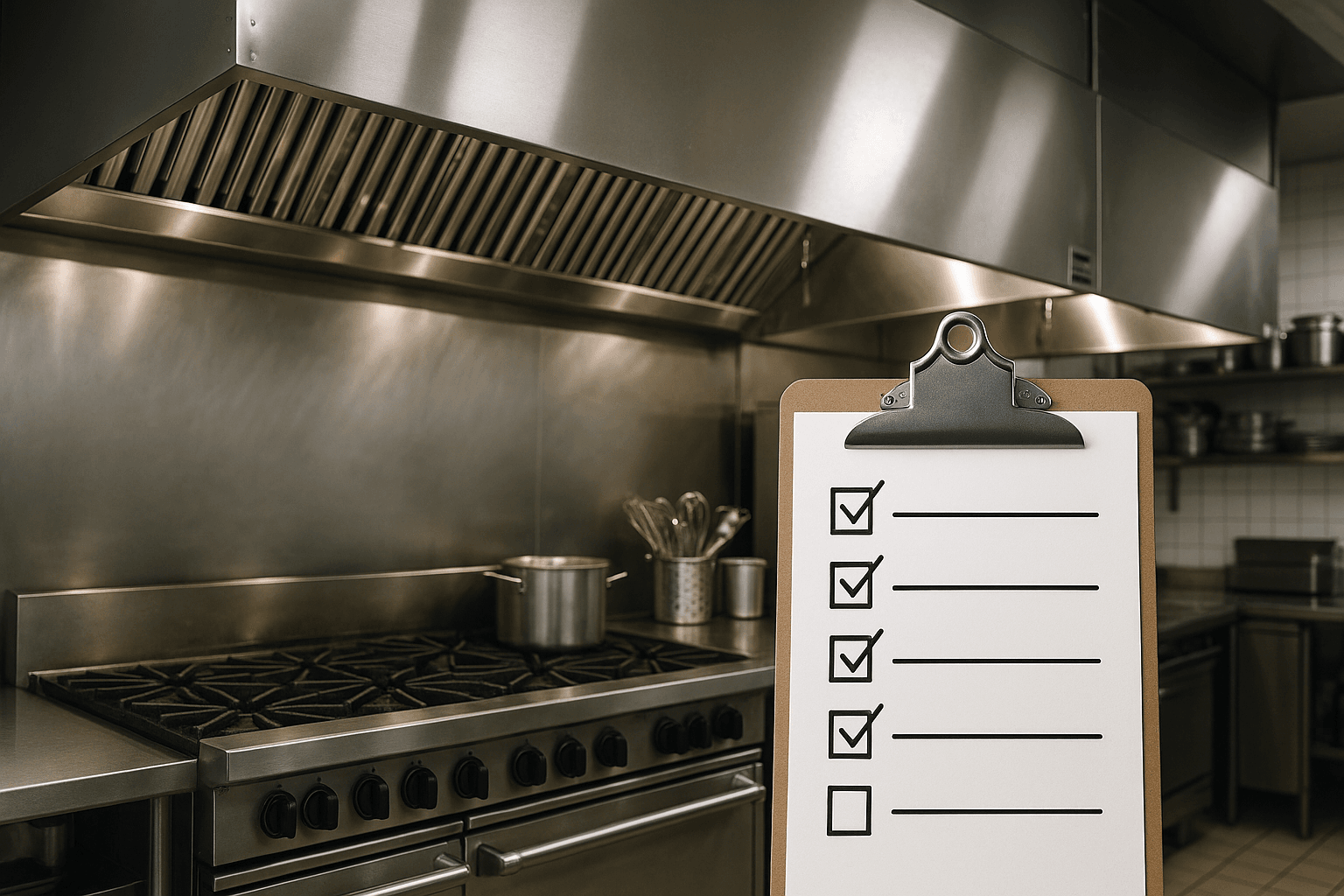 You are currently viewing A Complete Checklist for Professional Kitchen Hood Cleaning